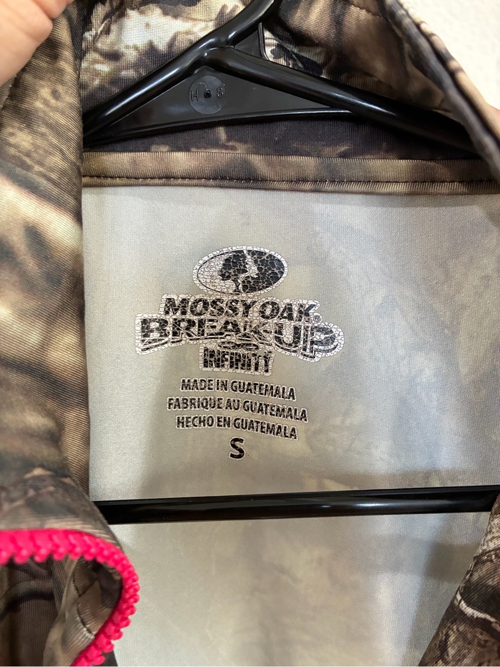 Mossy Oak Break Up 1/4 Zip Performance Camo Long Sleeve Small - Picture 3 of 5